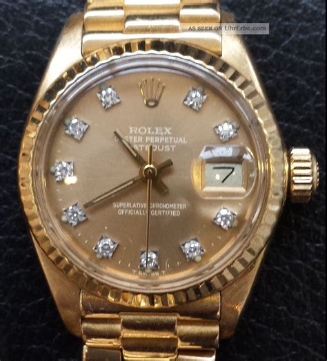 rolex damenuhr gold sehr klein|rolex wanduhr original.